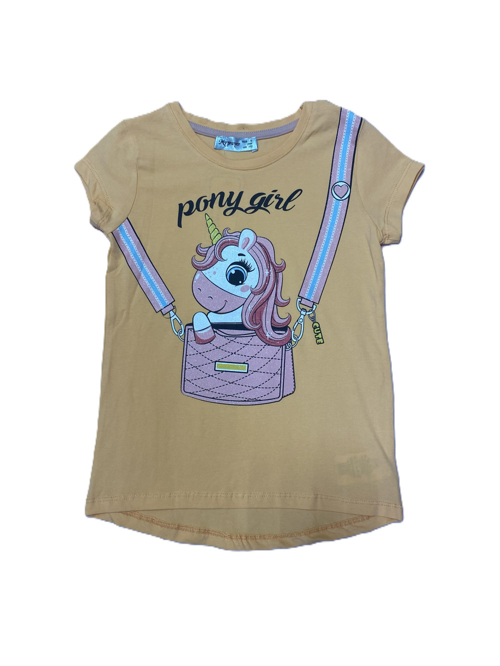 Футболка на девочку из хлопка производства Турция на рост 110,116,122 см