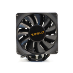 Кулер для процессора TESLA SHADOW SE224, 1х120мм, 800~1800rpm, 4-pin, Al+Cu, черный, 57CFM, 24дБ, 4-PIPE, TDP 210Вт, INTEL 1700/1200/115x/2011/2066, AMD AM5/AM4 (TSL-SE-224-XTS)