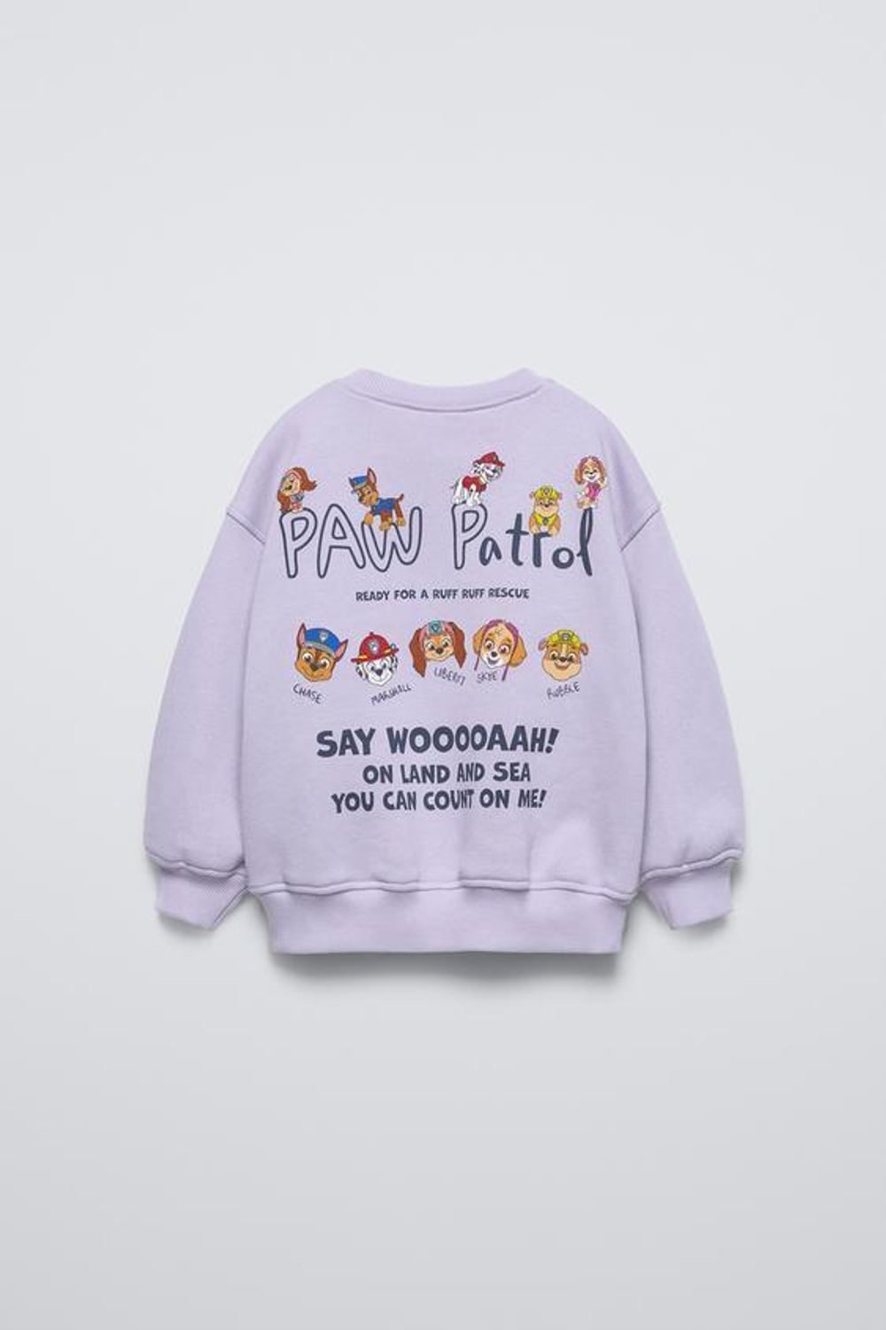 ZARA ТОЛСТОВКА С ПРИНТОМ «PAW PATROL»™, ЛИЛОВЫЙ