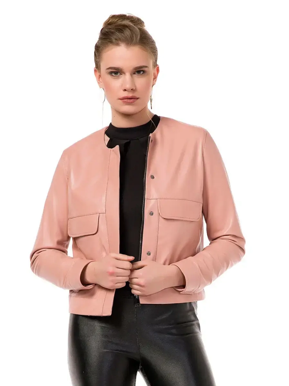 Куртка женская из натуральной кожи