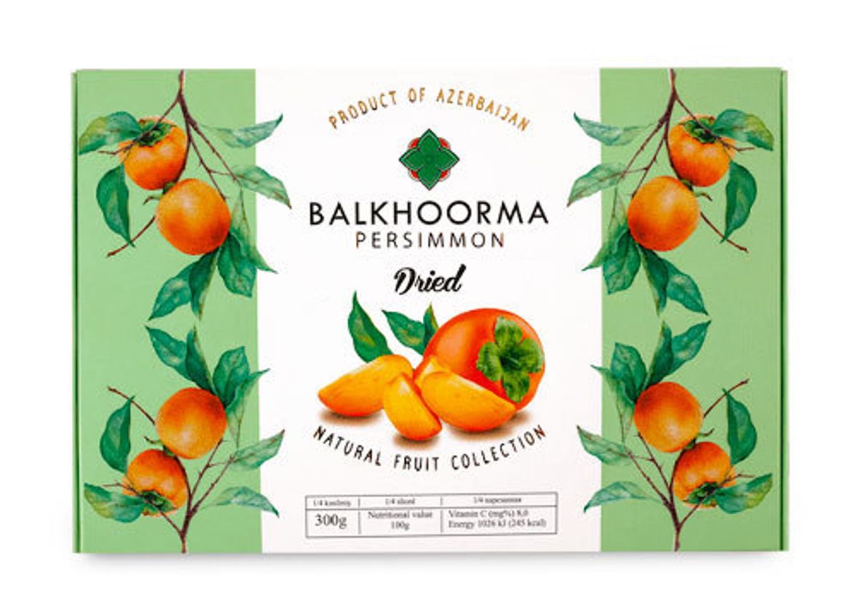 Сушеная хурма BalkHoorma, нарезанная, 300г