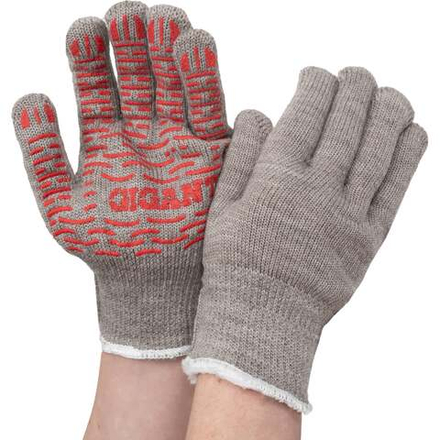 Утепленные акриловые перчатки с начесом Gigant с ПВХ нанесением, 10 размер, 10 класс GHG-08