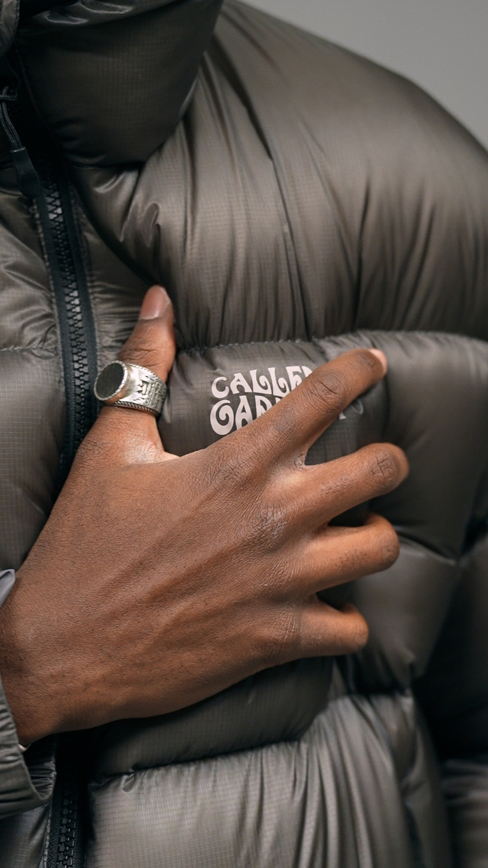 Куртка Called a Garment Puffer Fish Down Jacket "Carbon"