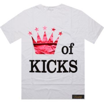 Футболка Sneaktip King of Kicks белая