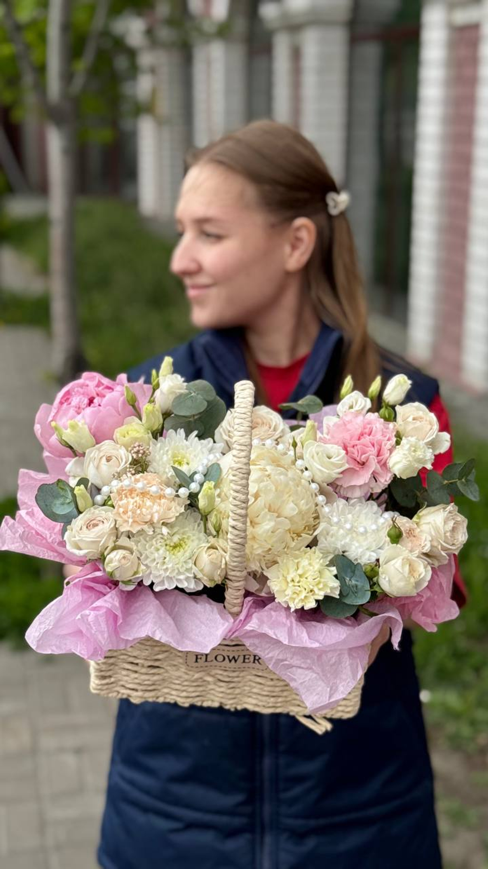 Композиция в корзинке