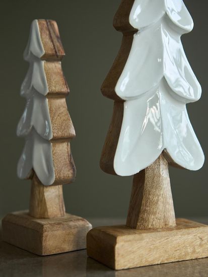 Декор новогодний snowy tree из коллекции new year essential, 30 см