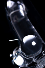 Прозрачный реалистичный фаллоимитатор Cryst - 15 см. (Цвет: прозрачный)