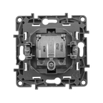 Розетка TV-SAT двухкабельная - алюминий ETIKA Legrand