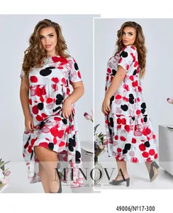 Платье 17-300-красный Minova