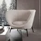 Лаунж-кресло Couture, белое букле