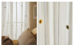 Штора Zara Home, 135х270 см, хлопок, 8657/032