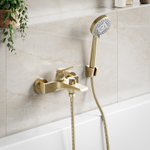 Смеситель ESKO "Changhai Gold" для ванны, короткий излив, арт. CHA54Gold
