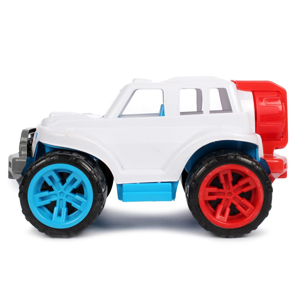 Пластмассовая игрушечная машина "Джип новый", сетка РР 2023-027