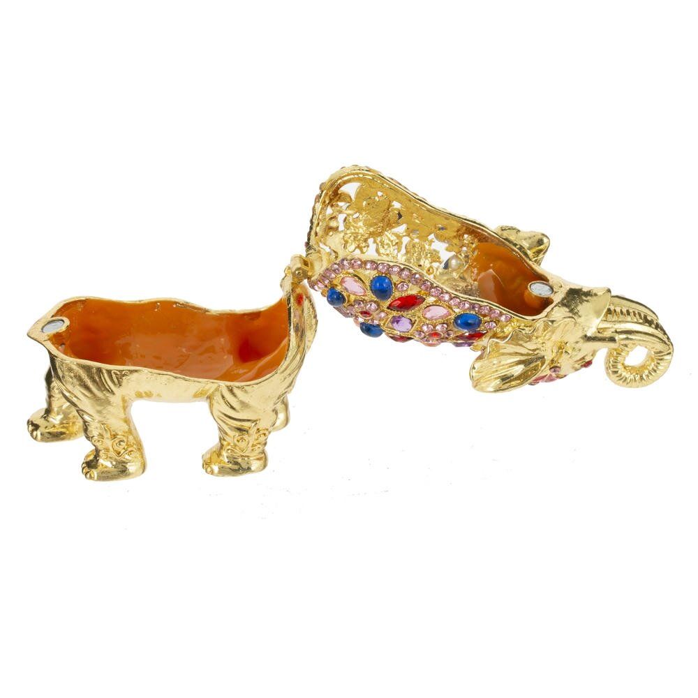 GAEM Шкатулка "Слон", L9 W3,5 H4 см