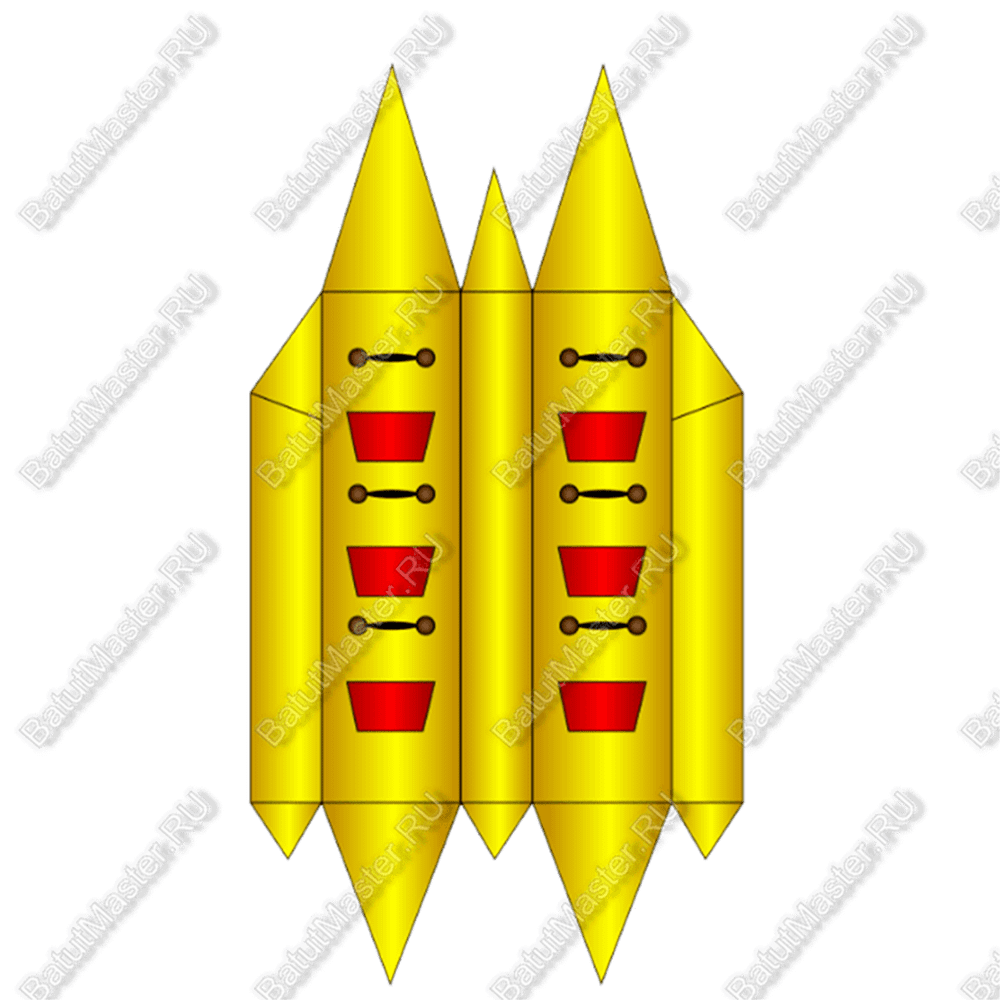 Двойной водный банан, мест для посадки 6, без усиления
