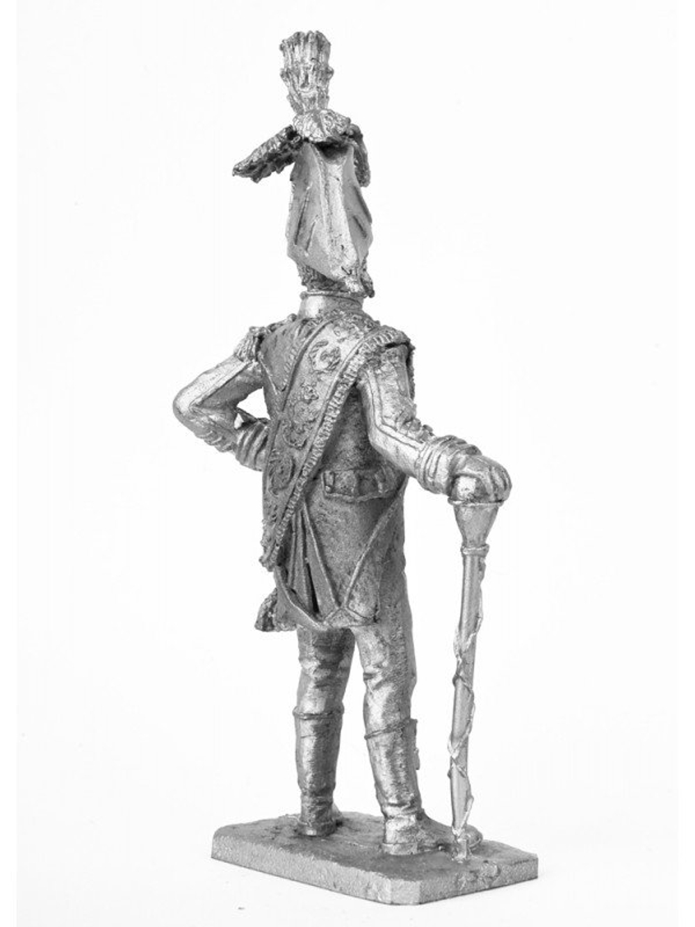 Оловянный солдатик Тамбур мажор испанского гренадерского полка 1806 год