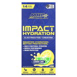 MHP, Impact Hydration, электролиты и креатин, лимон и лайм, 14 стик-пакетов по 14,76 г (0,52 унции)