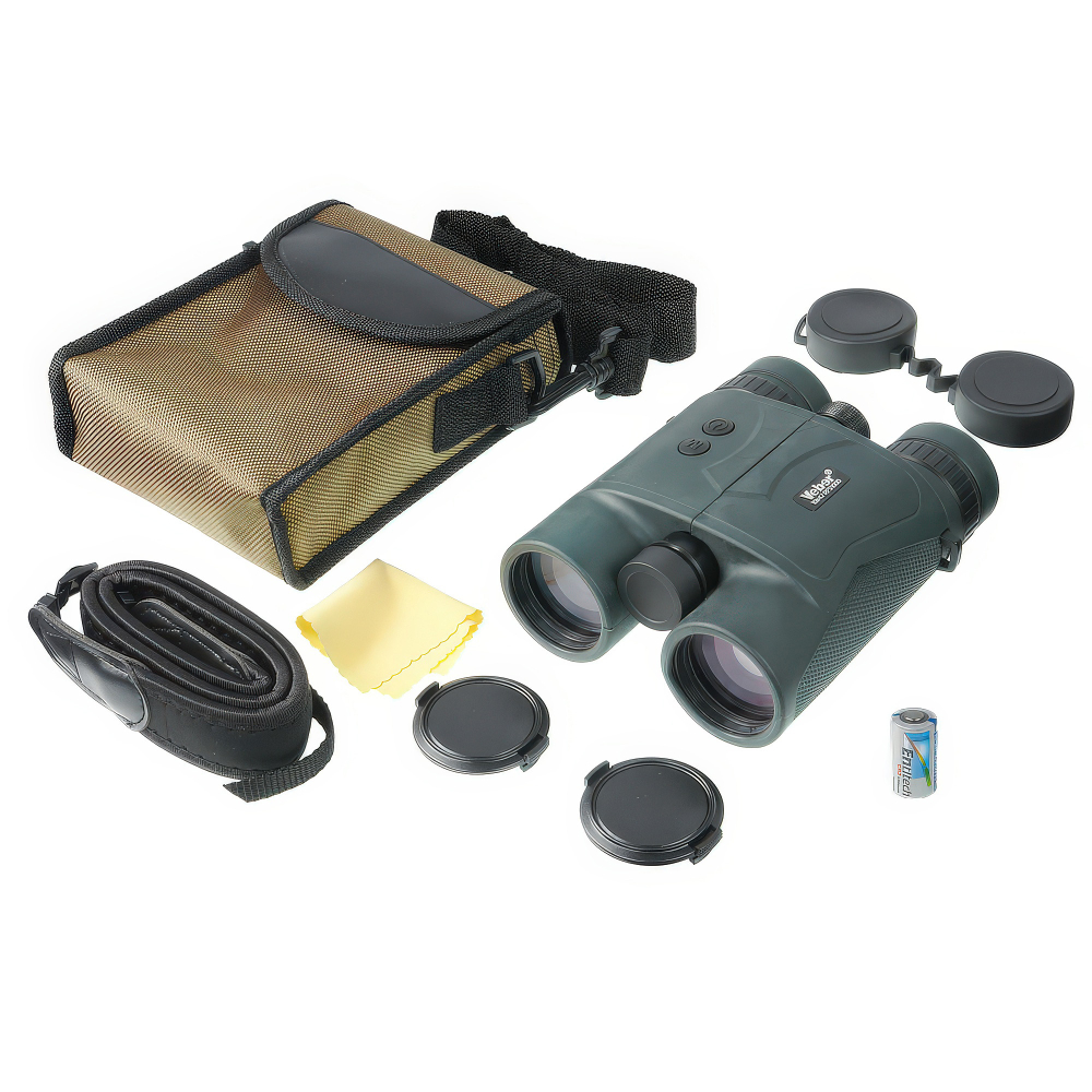 Бинокль Veber 10x42 RFS1000 с лазерным дальномером - комплект поставки