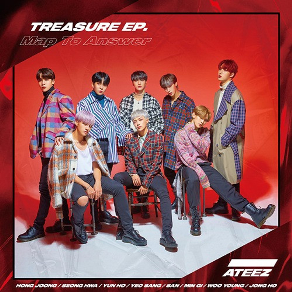 Японский альбом ATEEZ - TREASURE EP.Map To Answer [Standard Z Ver.]