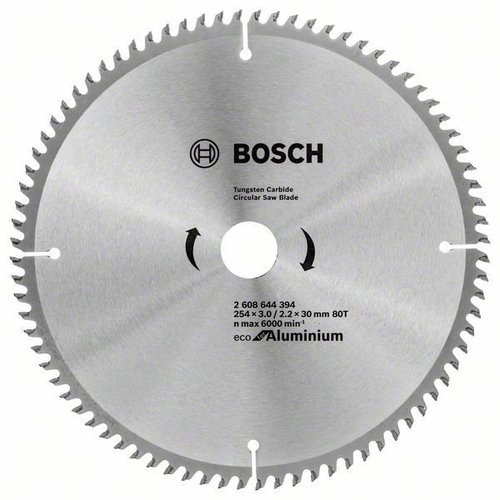 Пильный диск Eco for Aluminium 254x30x2,2 мм BOSCH 2608644395