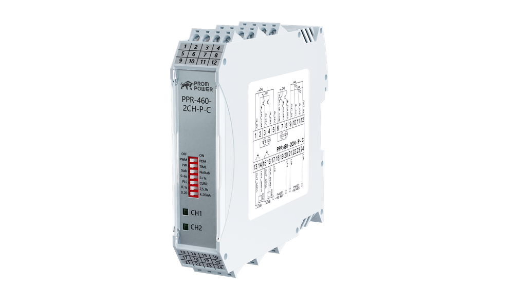 Регулятор мощности PROMPOWER PPR-460-2CH-P-C