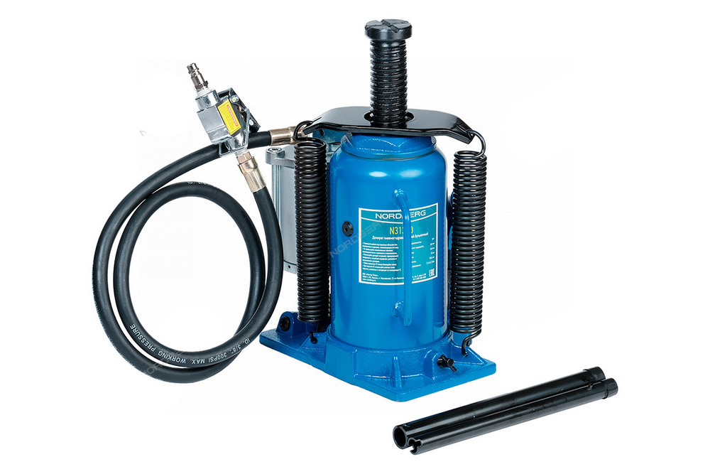 NORDBERG (N31320) Домкрат бутылочный пневмогидравлический 20 т