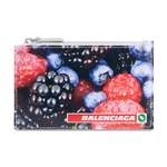 Balenciaga Cow Leather Card Holder Women"s Multicolor