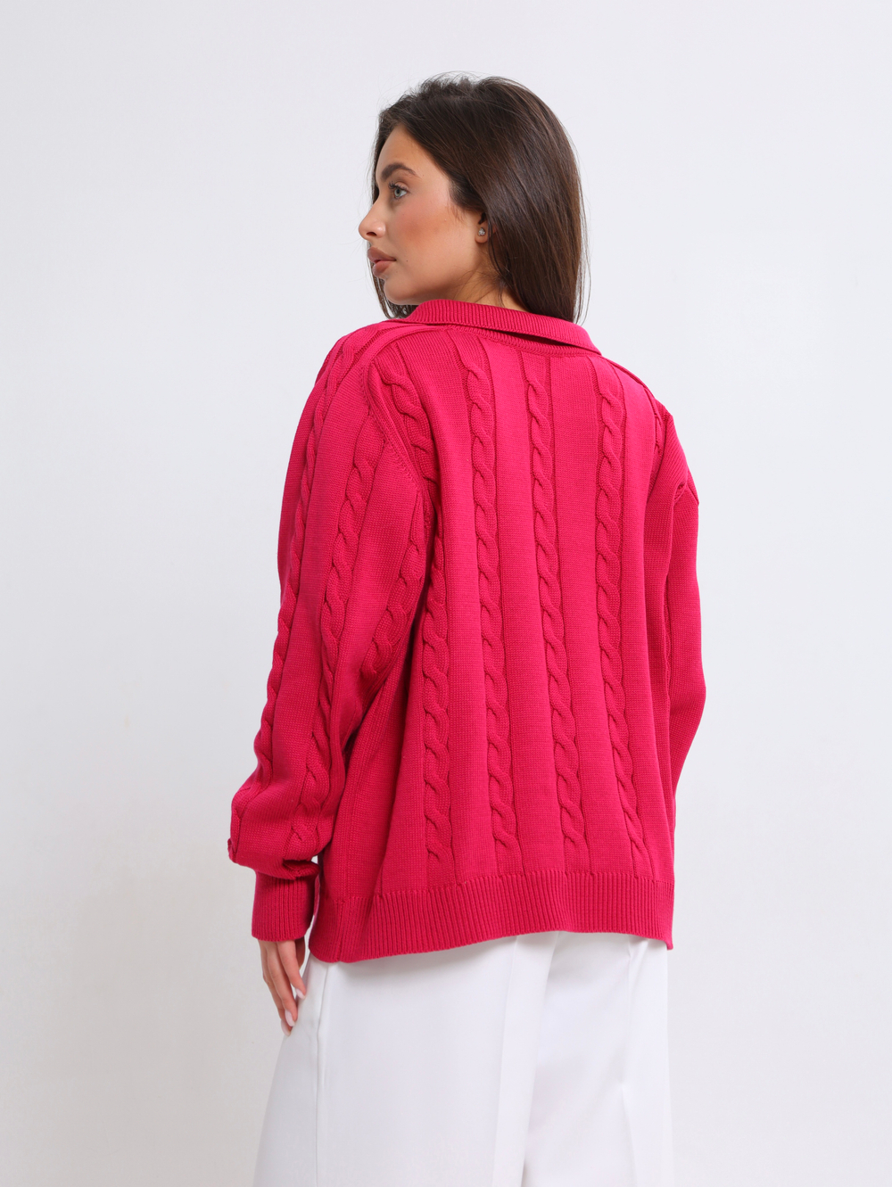 Джемпер-поло «Косы»