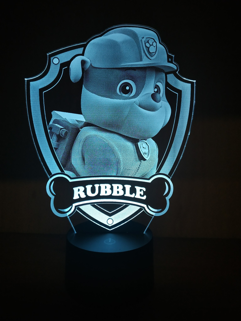 Ночник "Щенячий патруль Крепыш (Rubble)"