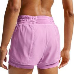 Женские Шорты теннисные Nike Dri-Fit One 2-in-1 - light magenta/white