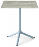 Стол ламинированный обеденный Scab Design Tripe, голубой, состаренный серый дуб