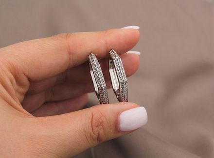 Серьги-Кольца Geometria 29мм