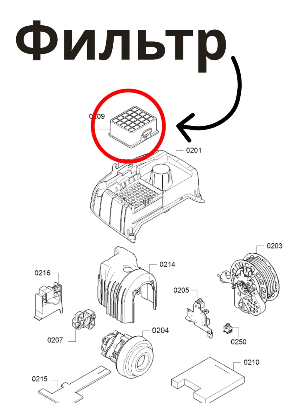 HEPA-фильтр для пылесоса Bosch/Siemens HBS-04_NEOLUX (00576833)