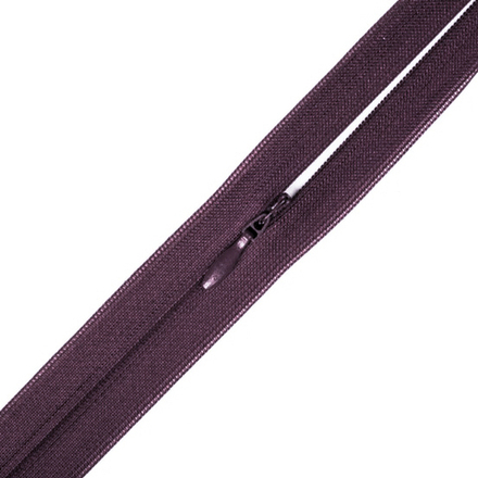 Молния н/р потайная, "Gamma"  / "BLITZ", 50 см, №190 баклажан