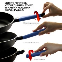 Сковорода-гриль алюминиевая Gipfel Magda 2299 28 см