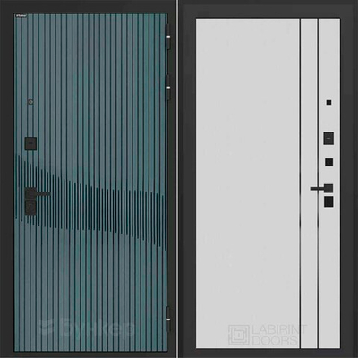 Входная дверь Бункер БН-13 - 10 Белый софт рельеф