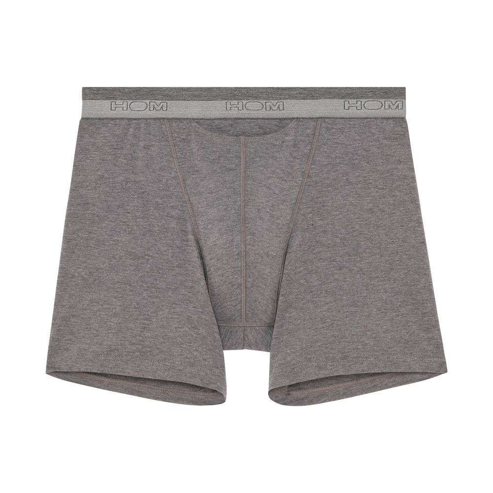 Мужские трусы боксеры удлиненные серые HOM HO1 Long Boxer Briefs HO1 359519_4000ZU