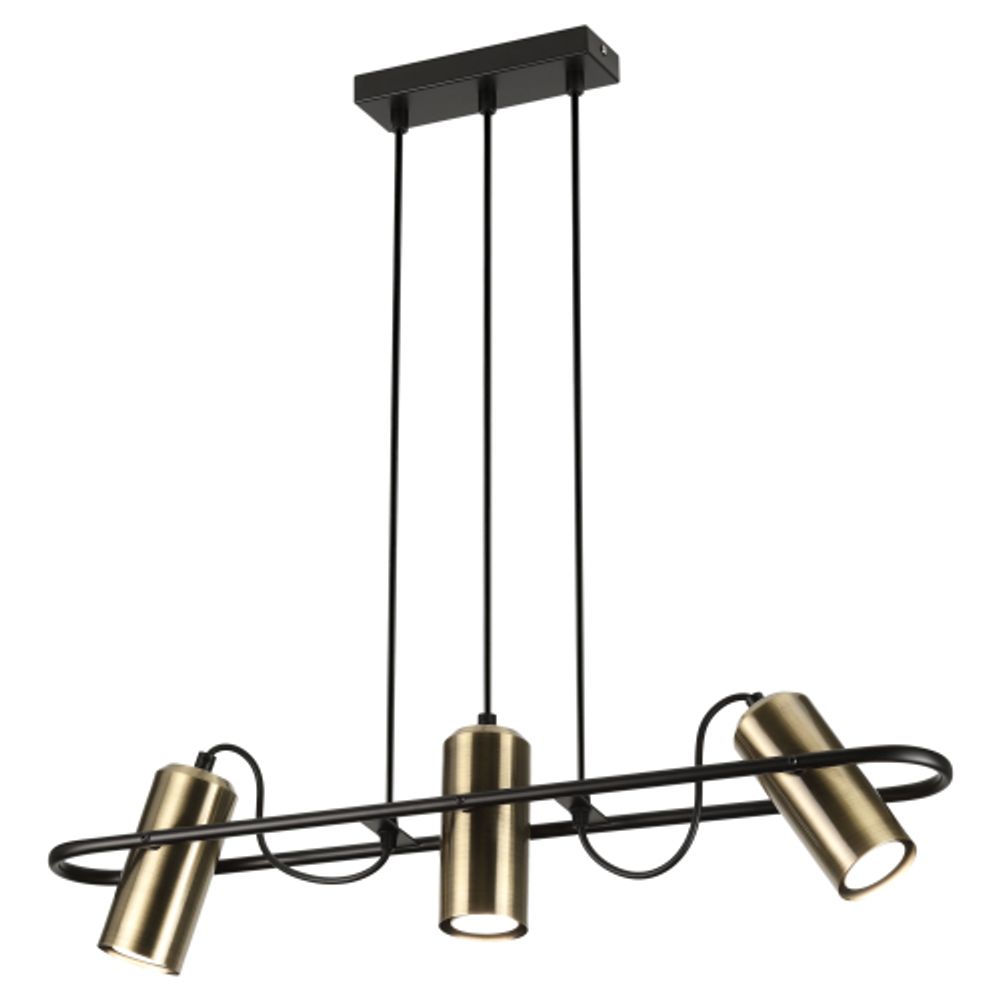 Светильник подвесной (подвес) Rivoli Elfriede 3101-203 3 * GU10 25 Вт модерн потолочный | Rivoli