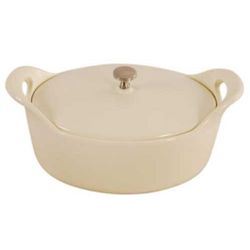 Кастрюля для подачи 16*13 см h6,3 см 550 мл овальная с крышкой эмаль  . P.L. Proff Cuisine