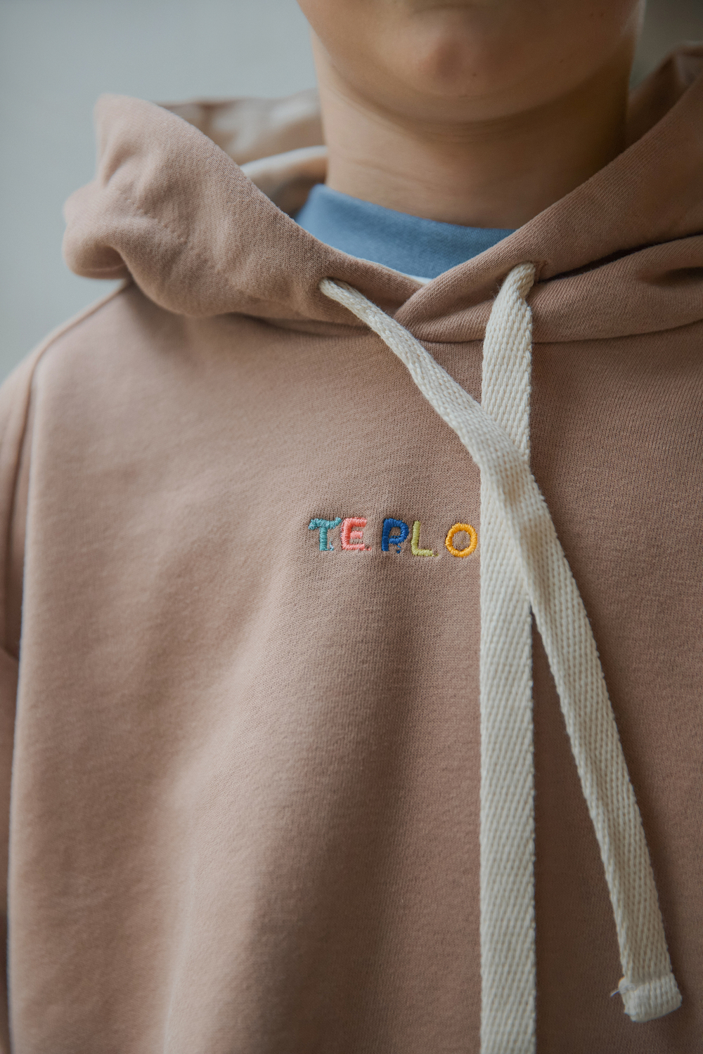 Худи в стиле oversize Какао