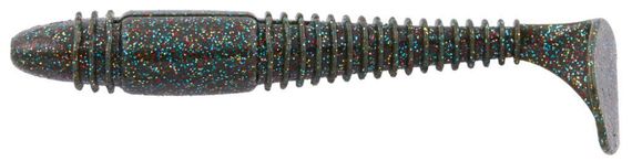 Виброхвосты съедобные LJ Pro Series TIOGA FAT 3.9in (10 см), цв. F08, 5 шт.