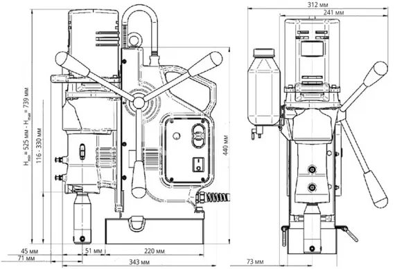 Магнитный сверлильный станок Вектор MC-76