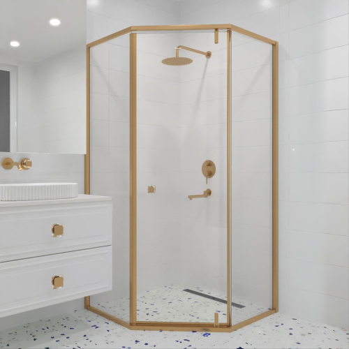 Душевой уголок RGW HO-088Gb (Прозрачное, 900x900)