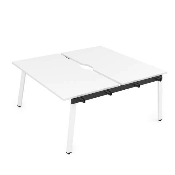 10БДНВ.284 Стол системы БЕНЧ, сдвоенный, на 2 рабочих места - начальный (1600*1635*750)