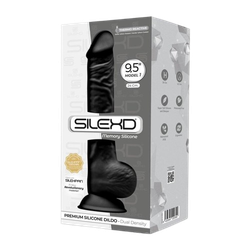Крупный фаллос с двойной плотностью SileXD Model 1, 9,5 дюймов