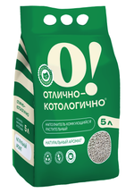 О! Отлично-котологично наполнитель для кошек растительный натуральный