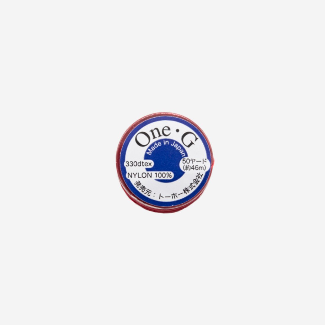 Нить для бисера TOHO One G, оттенок PT-17 (красный)