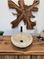 Раковина из мрамора Bowl Cream Marmo BM-65897 45*45*15 из натурального камня