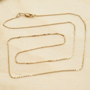 Цепочка Якорная. Позолота красная