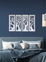 Панно на стену для интерьера 4 шт.